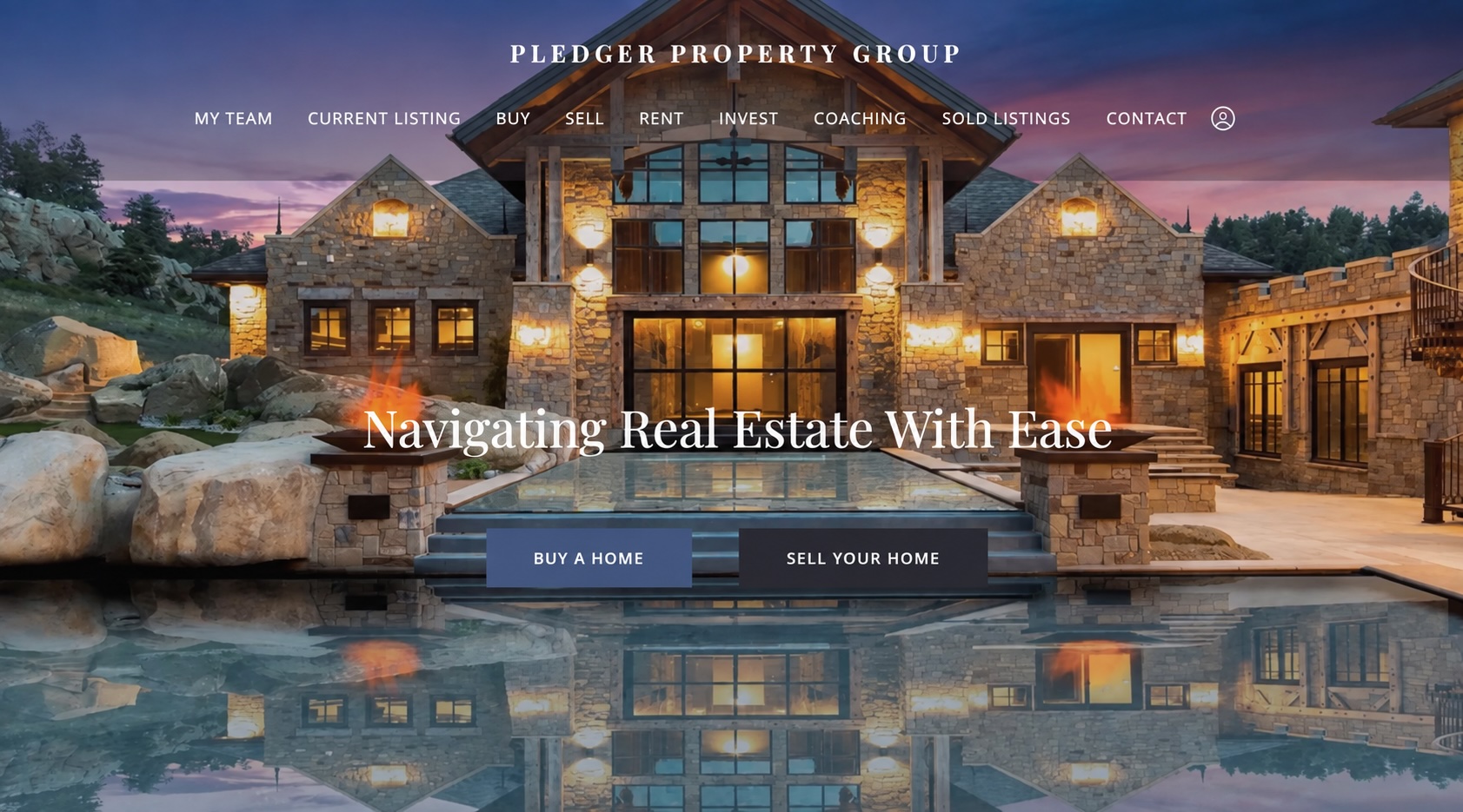 Pledger Property Group website